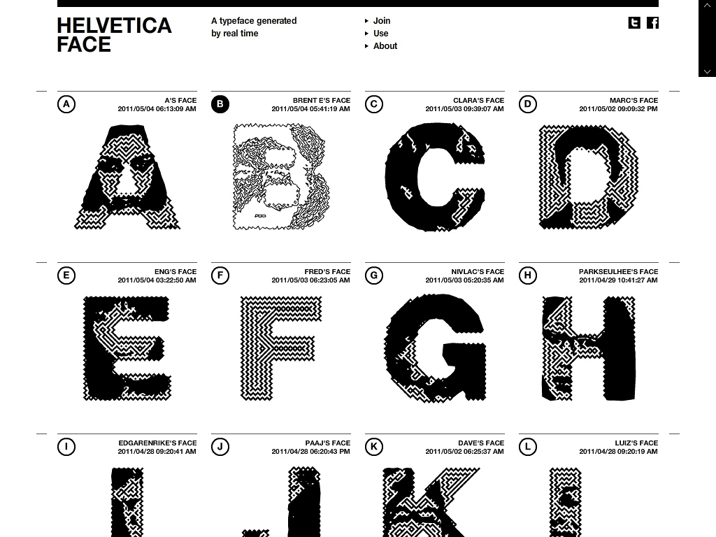 Helvetica Face