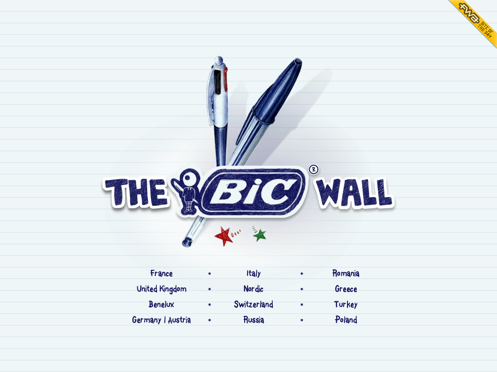 The Bic® Wall