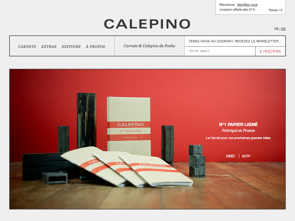 CALEPINO :: Carnet de Notes et calepin Made in France à glisser dans la poche