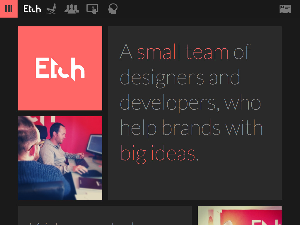 We make apps | Etch