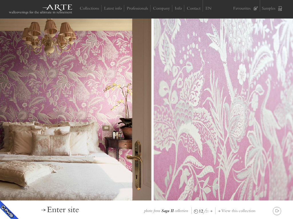 Arte, distributor of high quality and original wallpaper in Belgium and worldwide