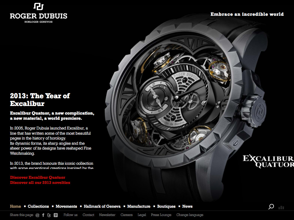 Roger Dubuis | Manufacture of Fine Watches