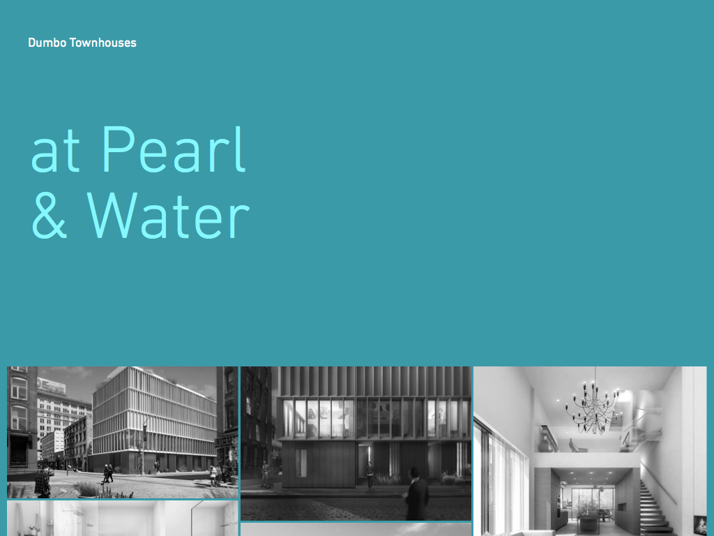 Dumbo Townhouses – Pearl & Water – Brooklyn