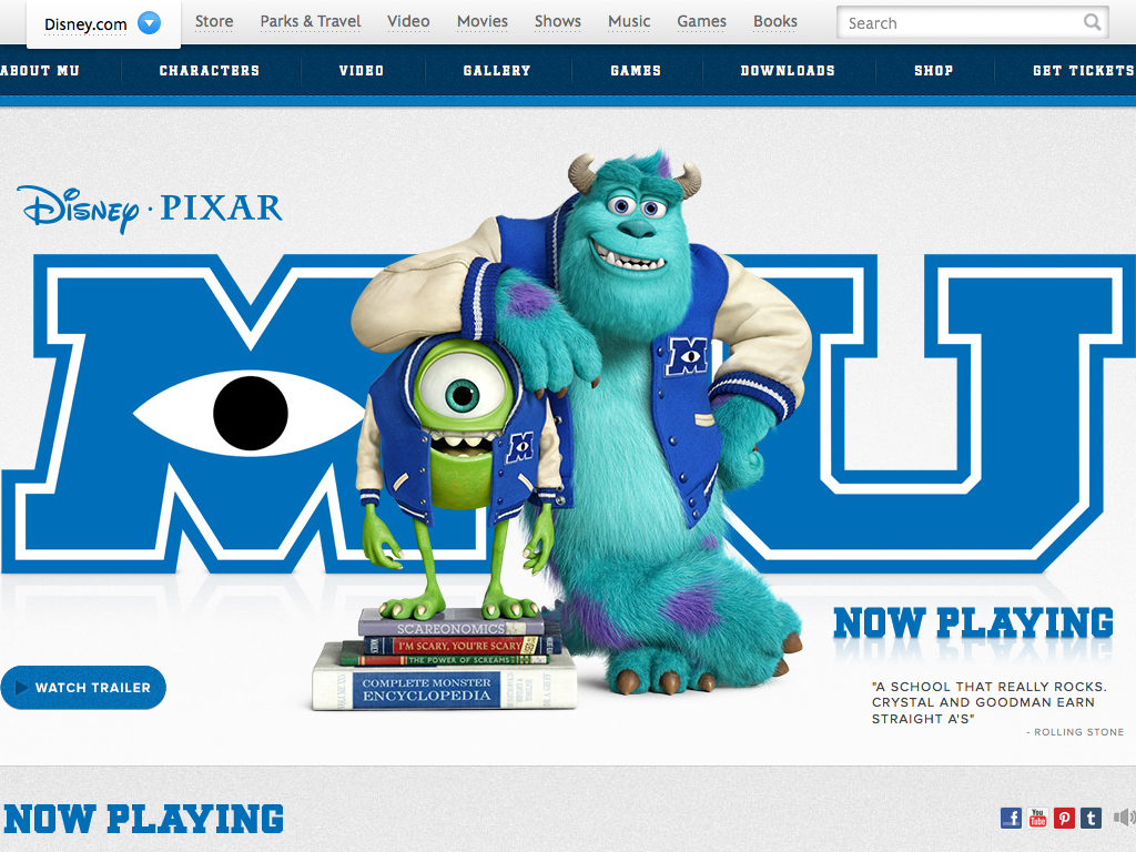 Monsters University | Official Website | Disney – Pixar