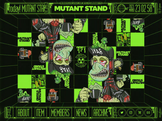 MUTANT STAND - Membership Space for WEB3.0 Community