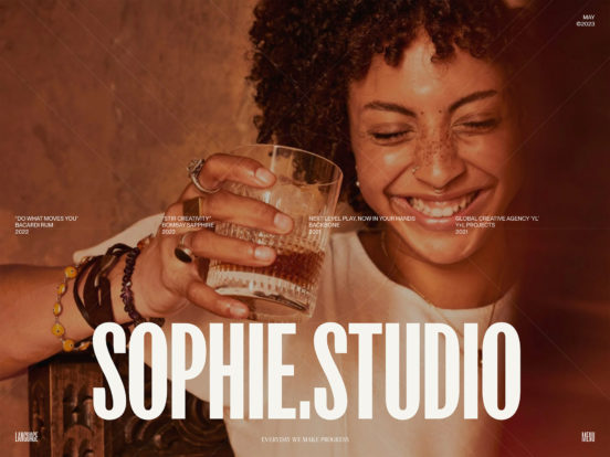 SOPHIE.STUDIO - [ A BRAND, DIGITAL EXPERIENCE, MOTION STUDIO ]