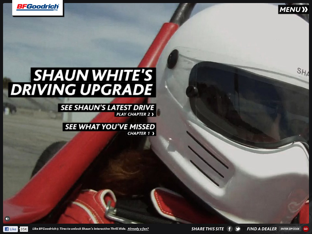 BFGoodrich Tires is helping Shaun White upgrade his driving.
