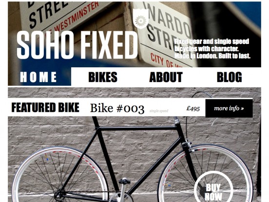 Soho Fixed // Fixed gear and single speed bicycles with character. Made in London.