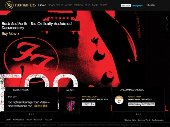 The Official Foo Fighters Site