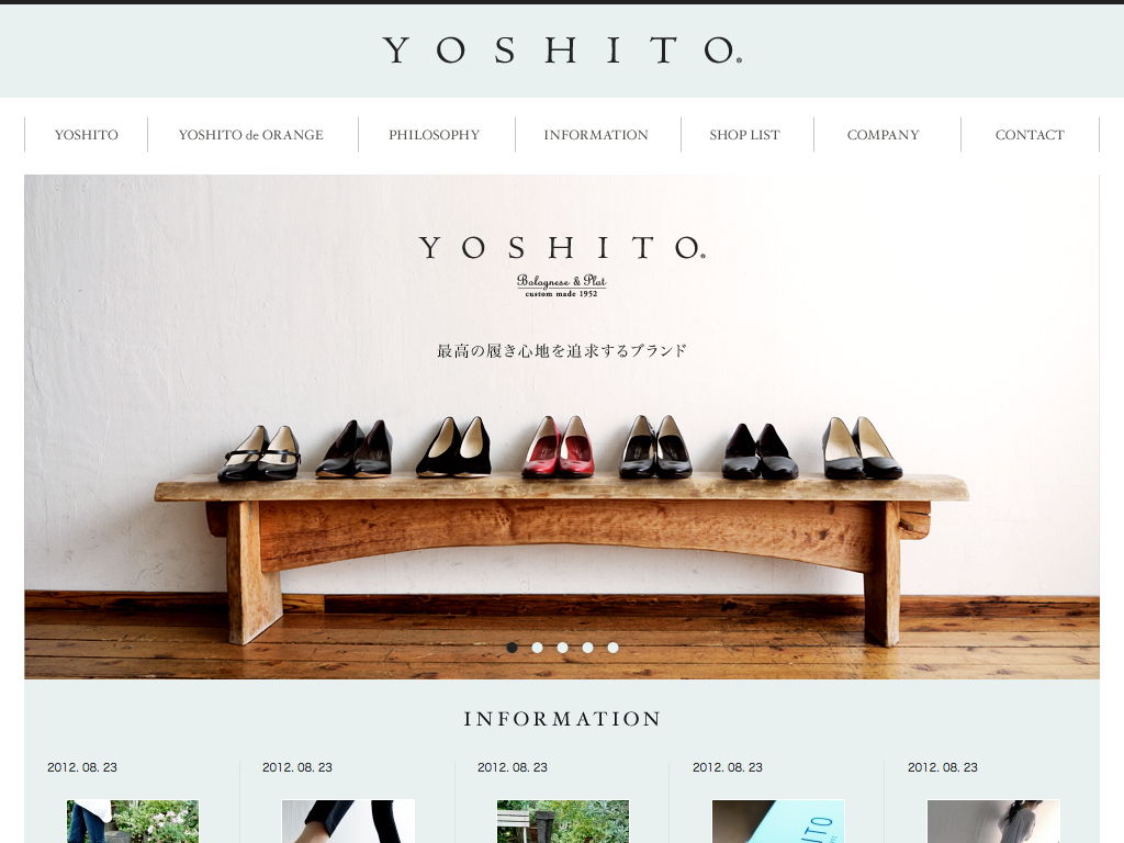 YOSHITO（ヨシト） | OFFICIAL BRAND SITE