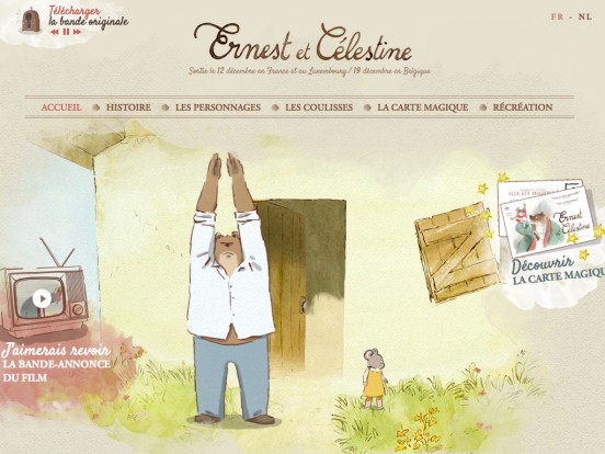 Ernest et Célestine – Le site officiel du film