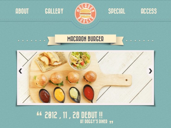 マカロンバーガー / Macaron Burger Official Website