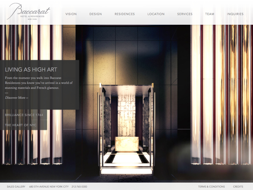 Baccarat Residences | Home