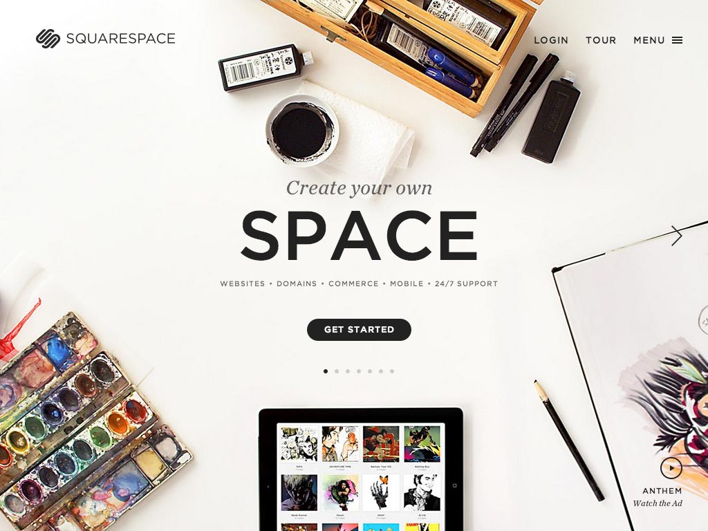 Build a Website – Squarespace