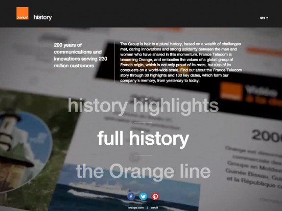 Orange history