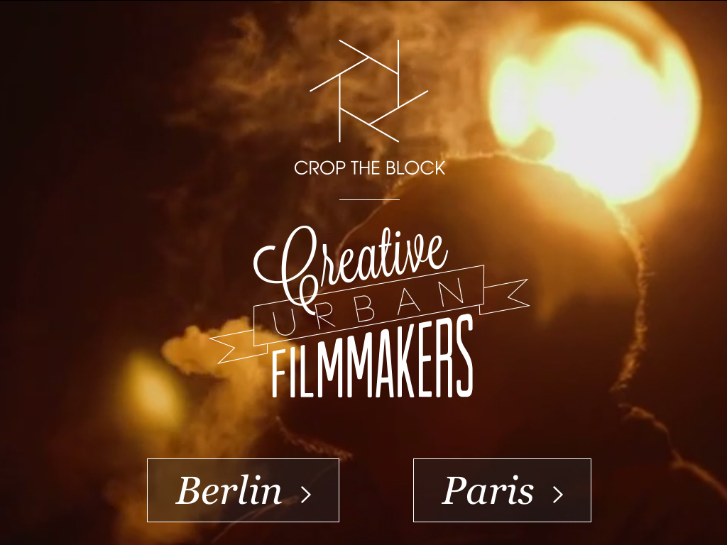 CROP THE BLOCK | Creative filmmakers and videos from Paris and Berlin
