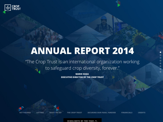 Annual Report 2014 | Crop Trust