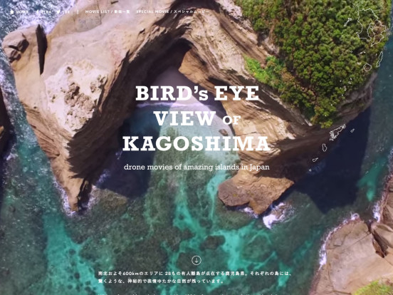 BIRD’S EYE VIEW OF KAGOSHIMA