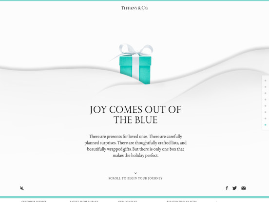 Joy Comes Out of the Blue | Tiffany & Co.