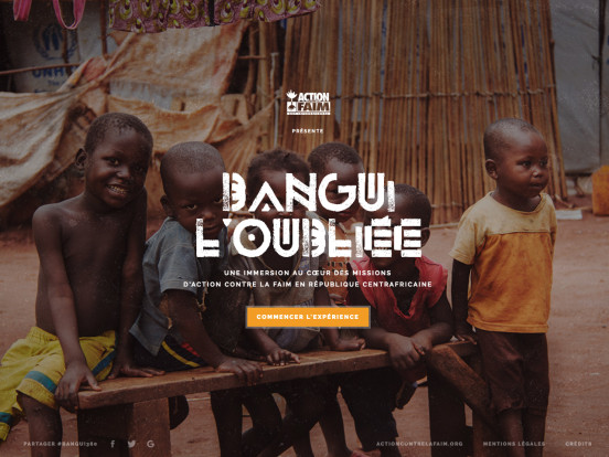 Bangui l’oubliée – Action contre la Faim