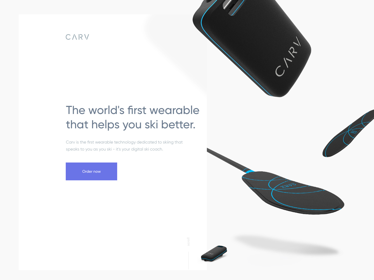Carv: The world’s first wearable that helps you ski better!
