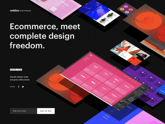 Webflow Ecommerce: Visually design, build, and grow online stores