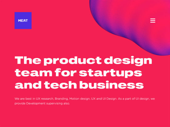 MEAT Inc. Product Design Team for Startups and Tech Business