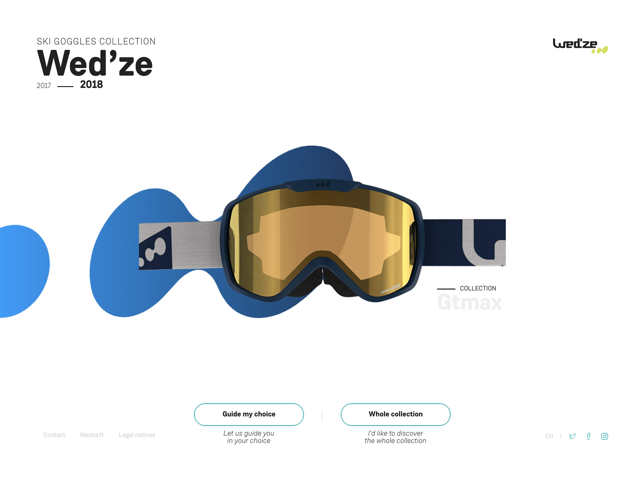 Wed’ze ski goggles collection 2017 – 2018