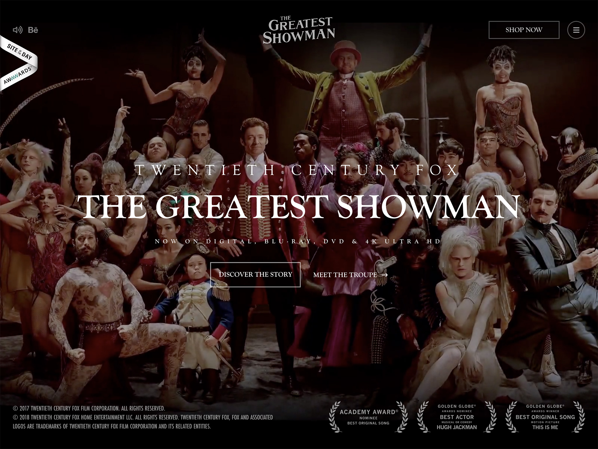 The Greatest Showman (2017) – Movie Website