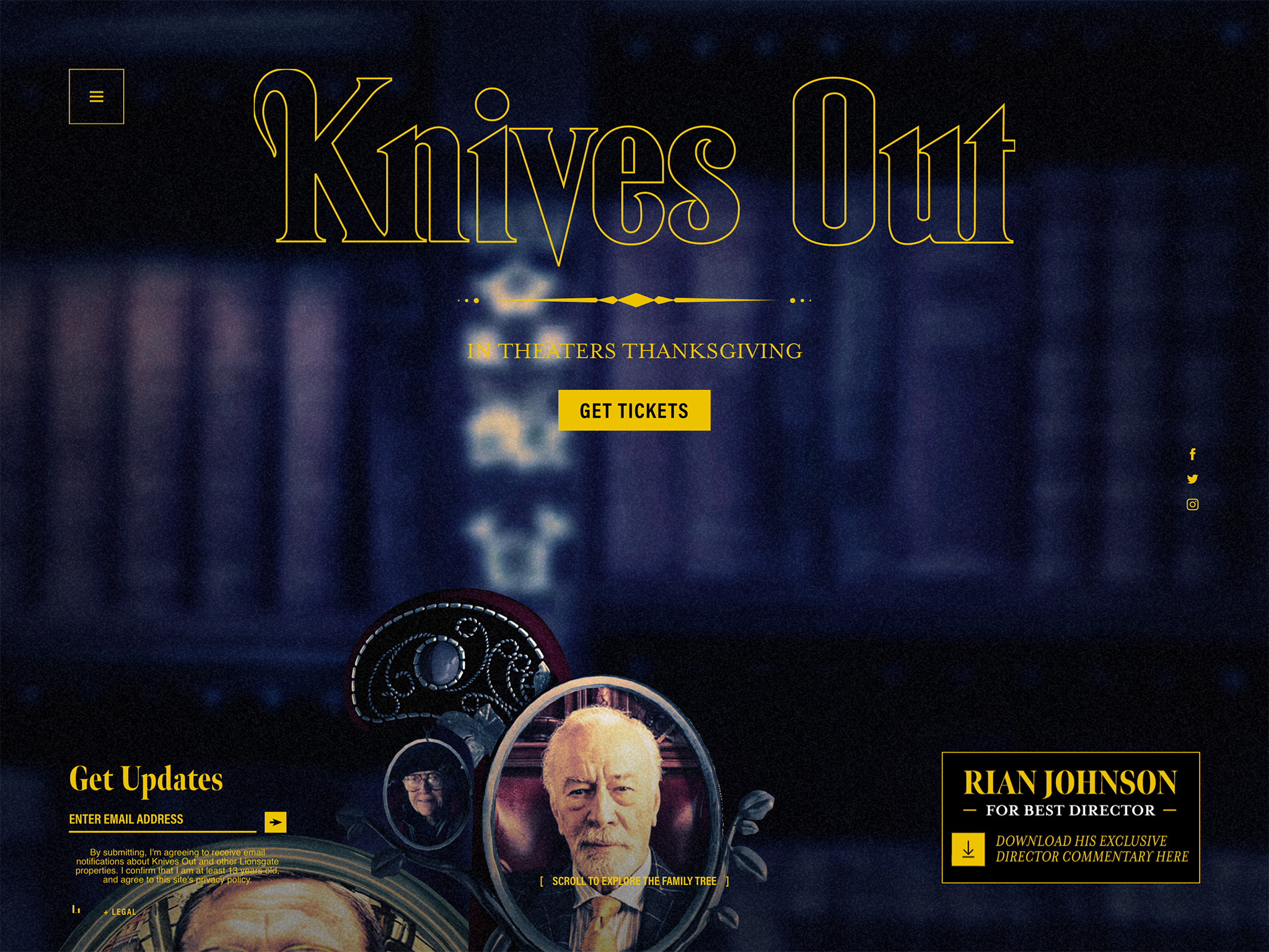Knives Out – Official Movie Site – In Theaters November 27, 2019
