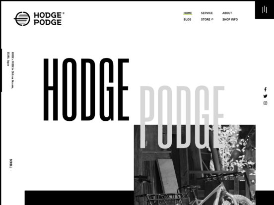 “HODGE x PODGE（ホッジポッジ） – サイクルショップ – 大阪・千早赤阪村