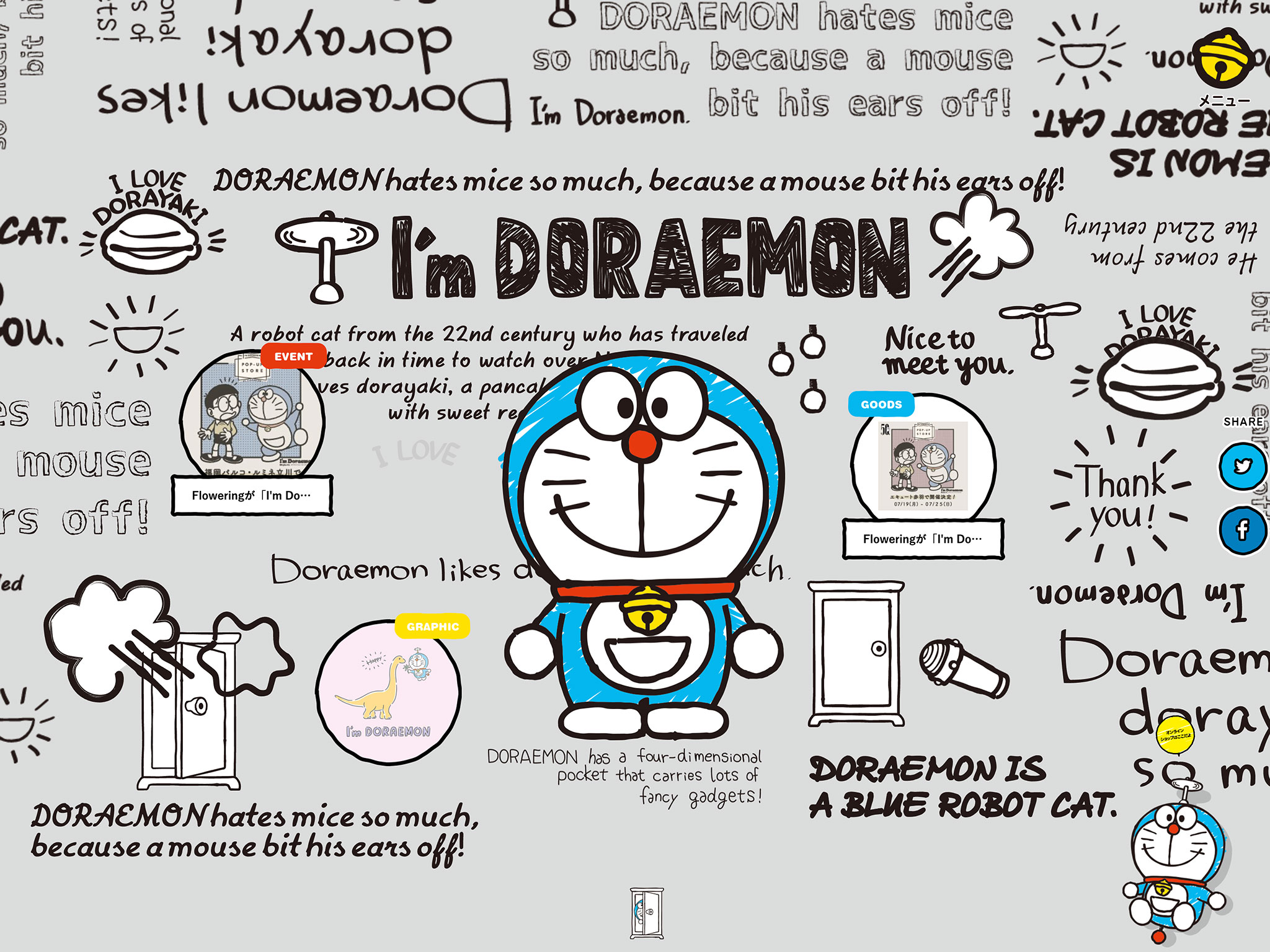 I’m Doraemon（アイム ドラえもん） | サンリオ