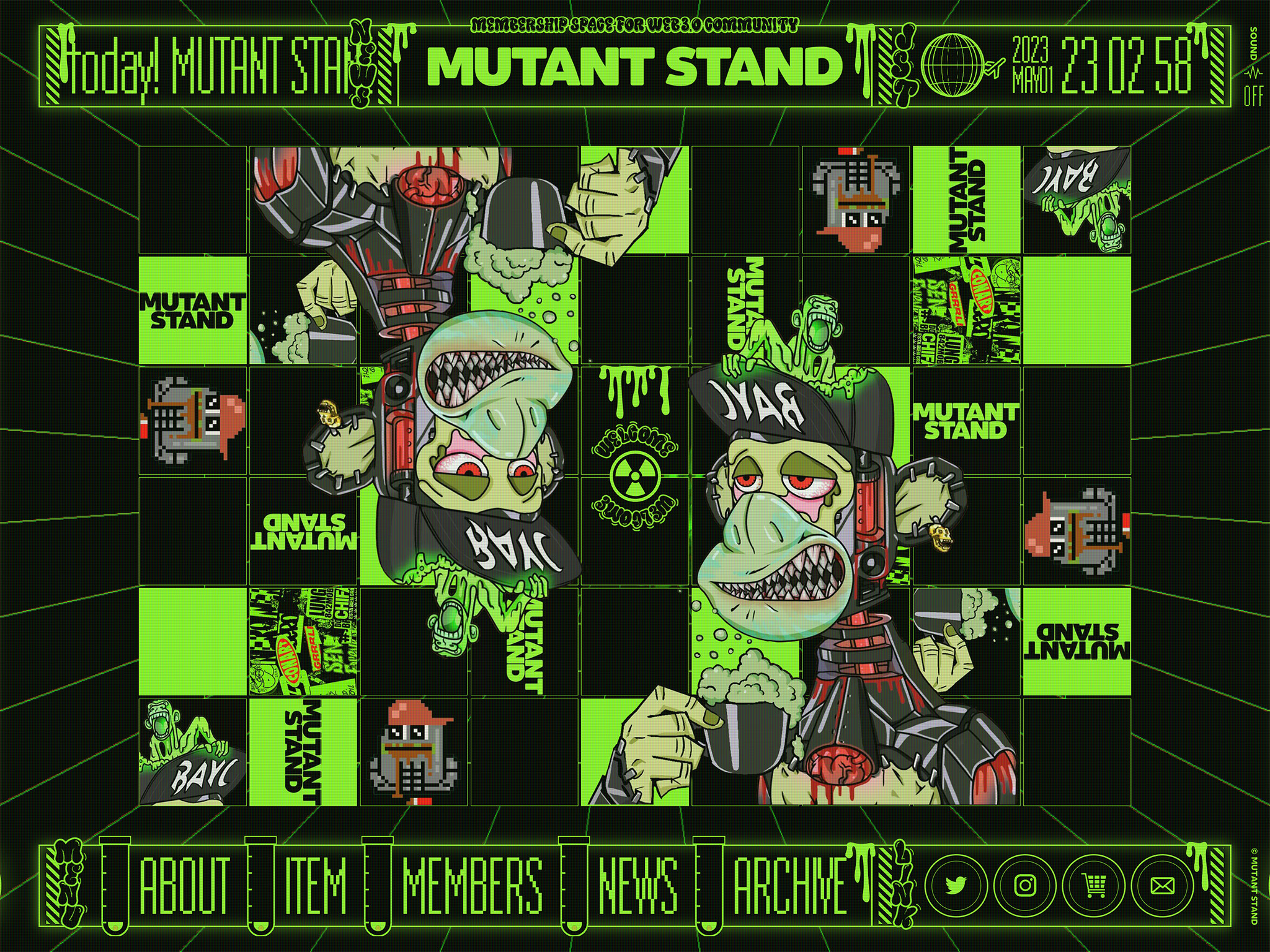 MUTANT STAND – Membership Space for WEB3.0 Community